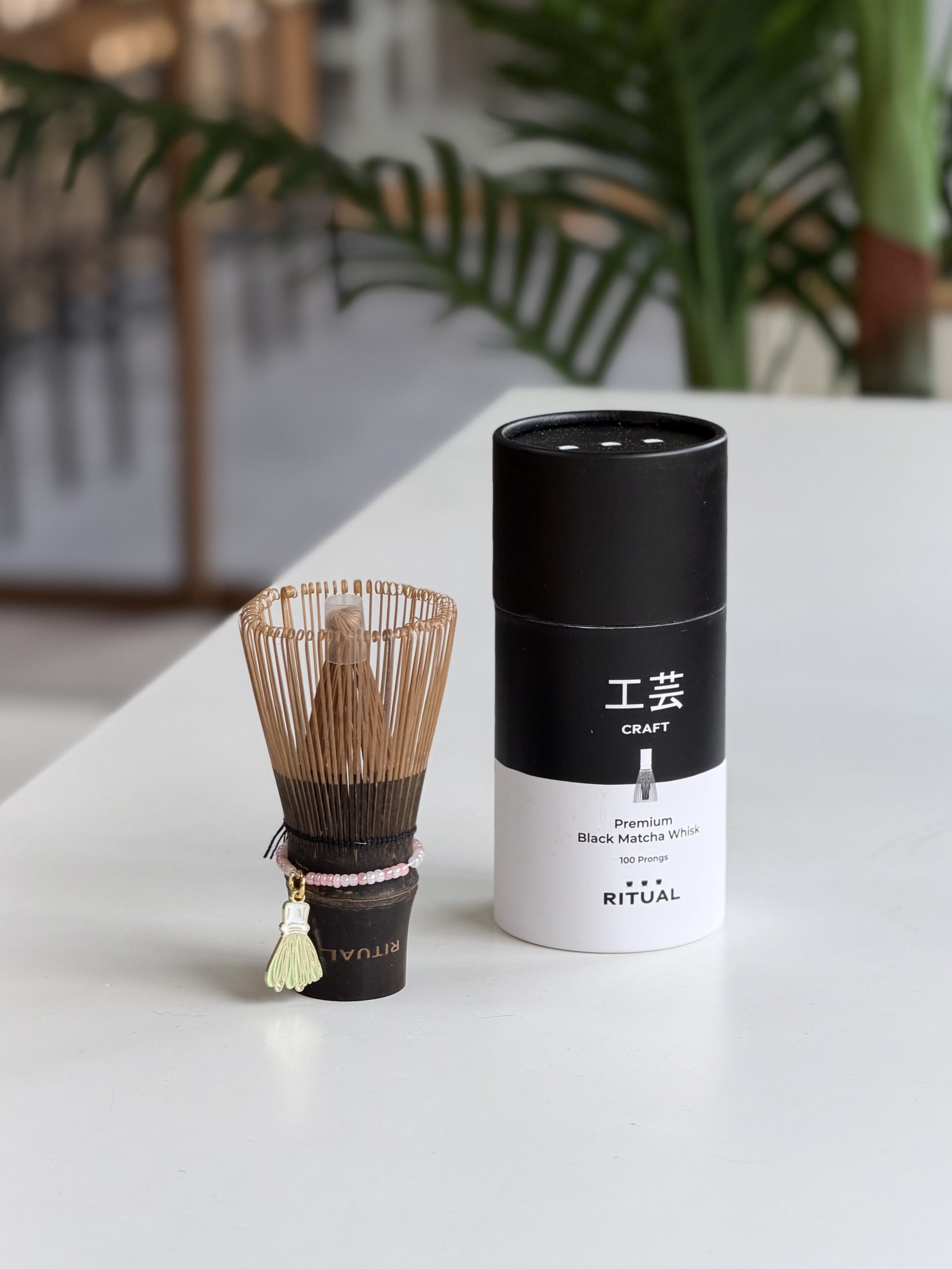 Premium Black Bamboo Whisk - Image 2