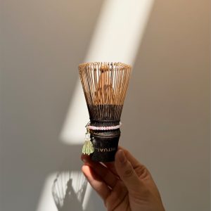 Matcha Whisk with charm attached